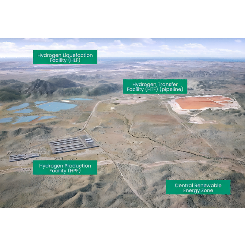 호주 정부는 2.5GW 규모의 그린 수소 에너지 센터를 건설하기 위해 4억 3,700만 달러를 투자하고 있습니다.
